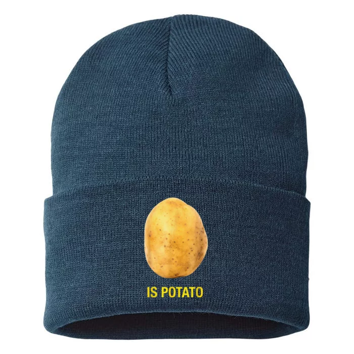 Trendy The Late Show With Stephen Colbert Is Potato Charity Sustainable Knit Beanie