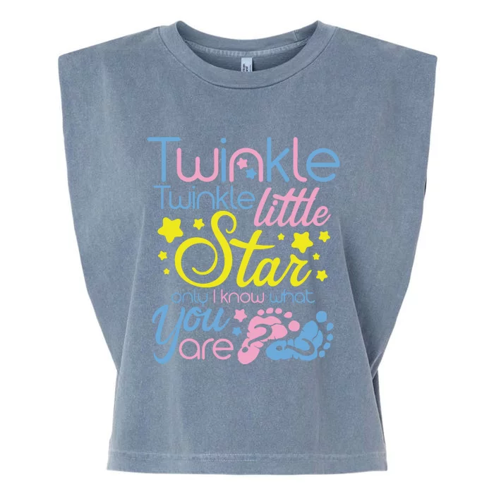 Twinkle Twinkle Little Star Only I Know What You Are Garment-Dyed Women's Muscle Tee