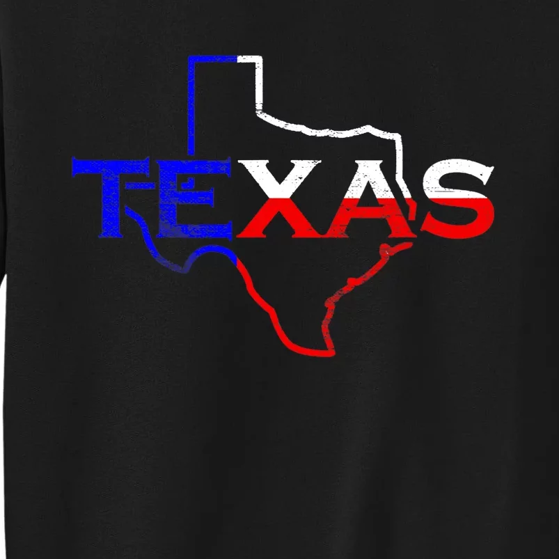 Texas The Lone Star State Novelty Tall Sweatshirt