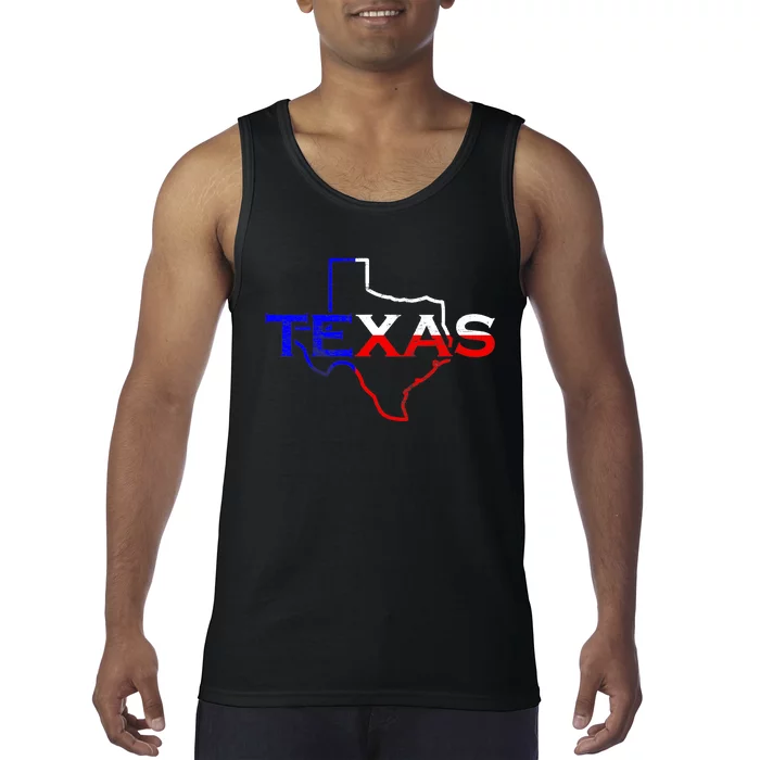 Texas The Lone Star State Novelty Tank Top