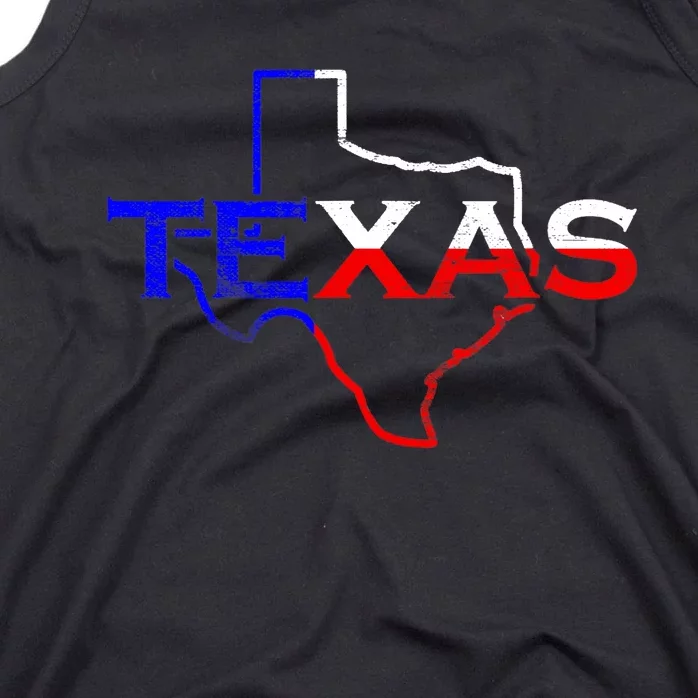 Texas The Lone Star State Novelty Tank Top