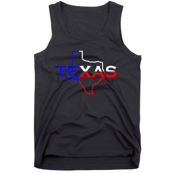 Texas The Lone Star State Novelty Tank Top