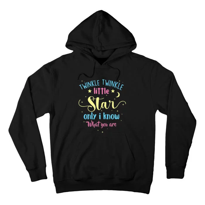 Twinkle Twinkle Little Star Gender Reveal Party Baby Shower Tall Hoodie