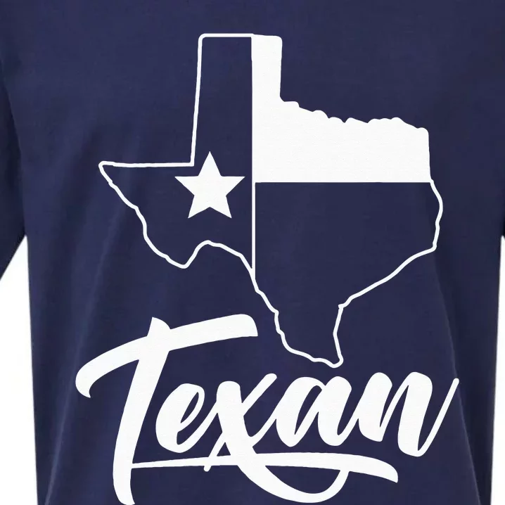 Texan Texas Lover Texans State Sueded Cloud Jersey T-Shirt