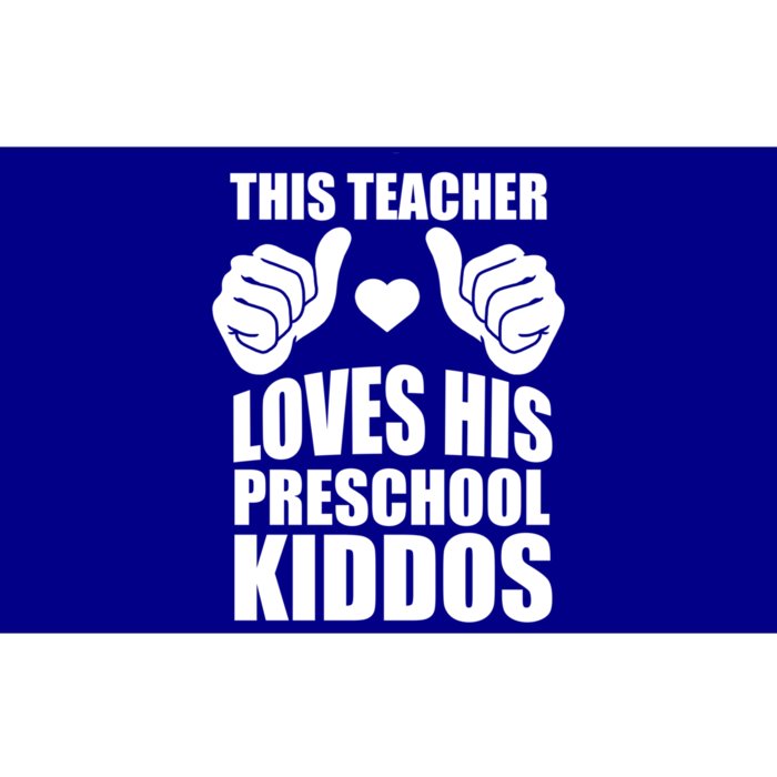 This Teacher Loves His Valentines Day Preschool Students Gift Bumper Sticker