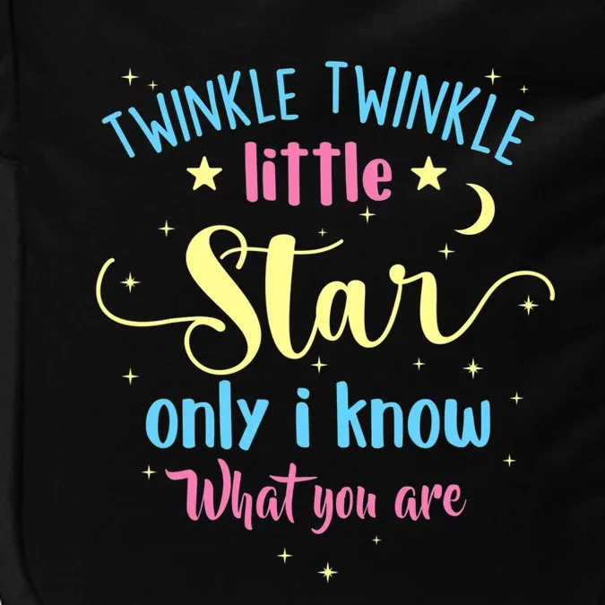 Twinkle Twinkle Little Star Gender Reveal Party Baby Shower Impact Tech Backpack