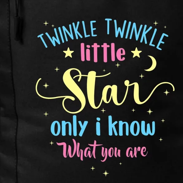 Twinkle Twinkle Little Star Gender Reveal Party Baby Shower Daily Commute Backpack