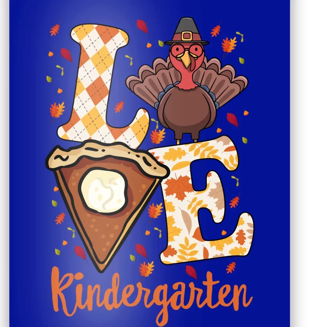 Thanksgiving Thankful Love Teacher Kindergarten Turkey Fall Cute Gift Poster