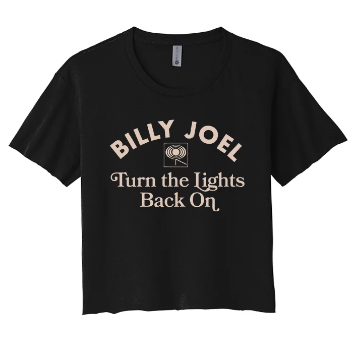 Turn The Lights Back On Women's Crop Top Tee