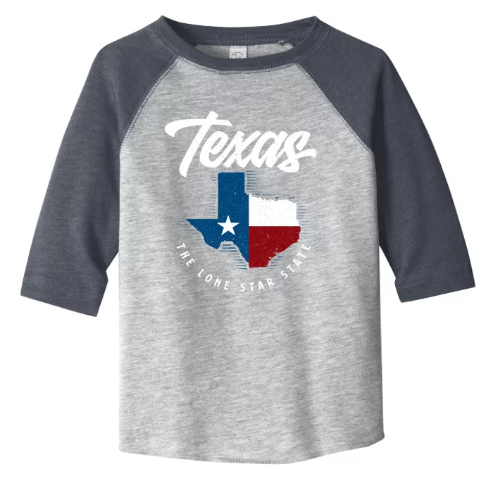 Texas The Lone Star State Gift Texas Map Cool Gift Toddler Fine Jersey T-Shirt