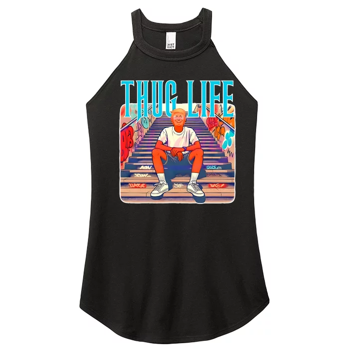 Trump Thug Life 4th Of July Women’s Perfect Tri Rocker Tank