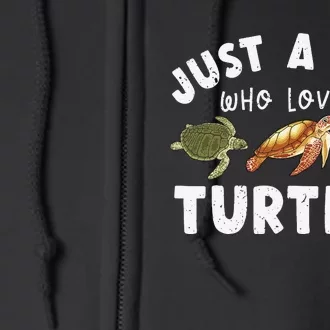 Turtle Turtle Lover Funny Turtle Full Zip Hoodie