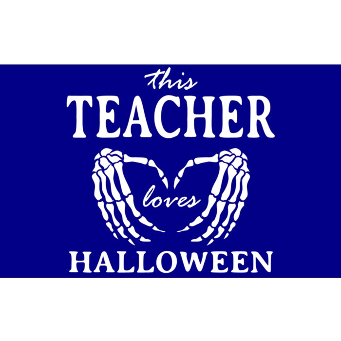 This Teacher Loves Halloween Teaching Scary Teach Spooky Gift Bumper Sticker