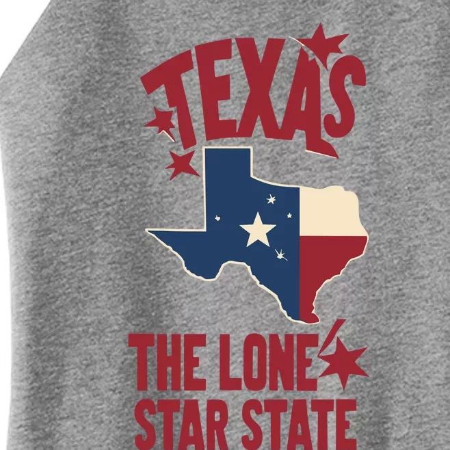 Texas The Lone Star State Gift Texas Map Cool Gift Women’s Perfect Tri Rocker Tank