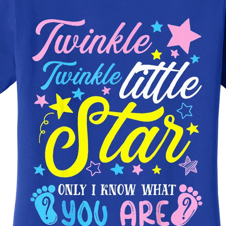 Twinkle Twinkle Little Star Funny Gender Keeper Reveal Party Women's T-Shirt