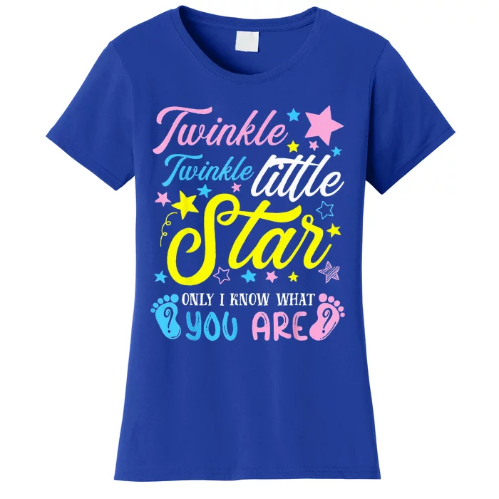 Twinkle Twinkle Little Star Funny Gender Keeper Reveal Party Women's T-Shirt