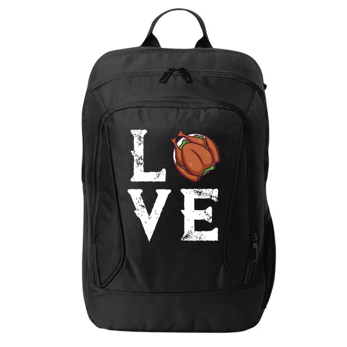 Thanksgiving Turkey Love Artwork For Turkey Carver Gift City Backpack