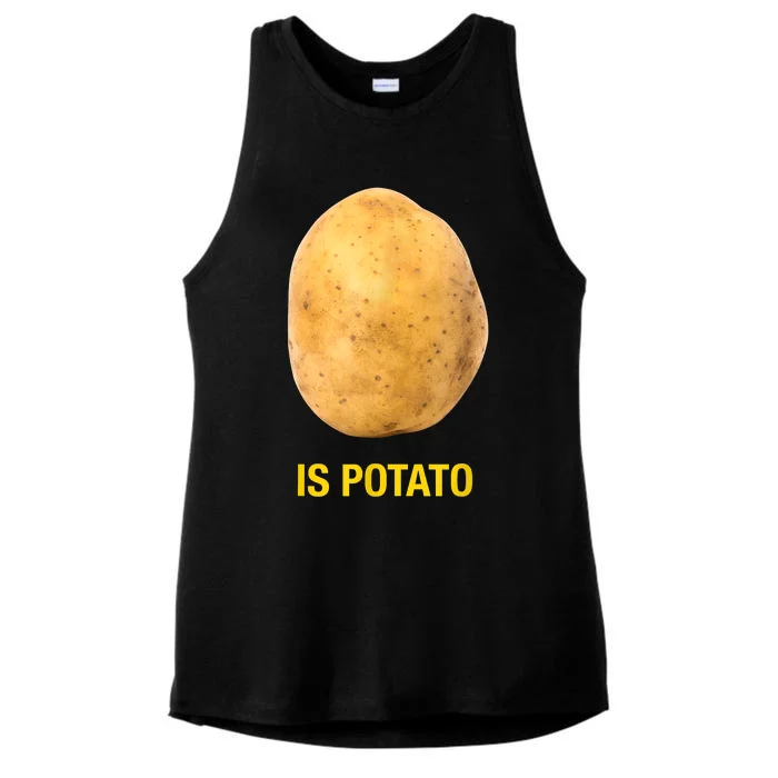 Trendy TV Show Is Potato Ladies Tri-Blend Wicking Tank