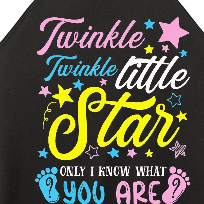 Twinkle Twinkle Little Star Funny Gender Keeper Reveal Party Women’s Perfect Tri Rocker Tank