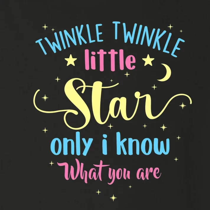 Twinkle Twinkle Little Star Gender Reveal Party Baby Shower Toddler Long Sleeve Shirt