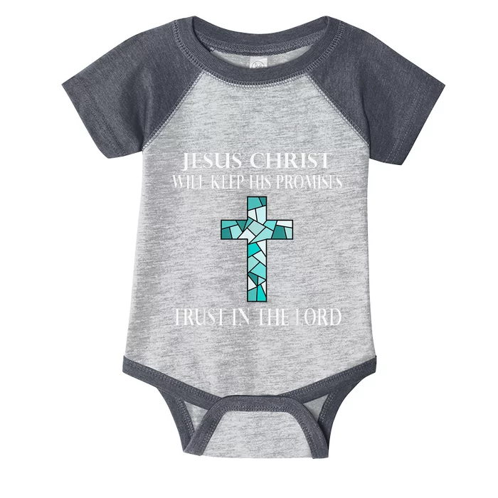 Trust the Lord Bible Class Faith Christianity Infant Baby Jersey Bodysuit