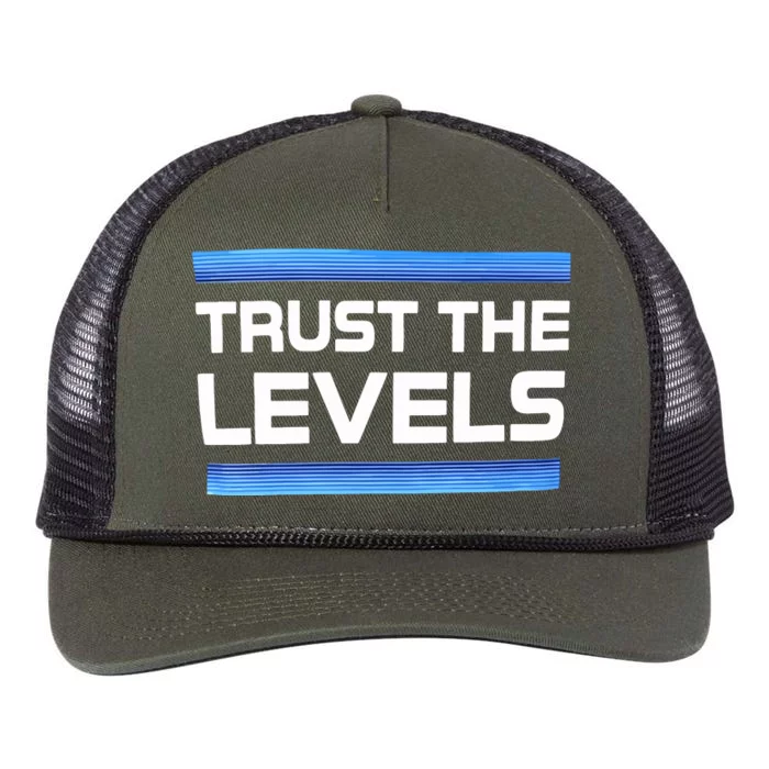 Trust The Levels Retro Rope Trucker Hat Cap