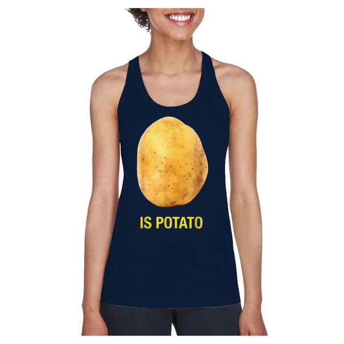 Trendy The Late Show With Stephen Colbert Is Potato Charity Women's Racerback Tank