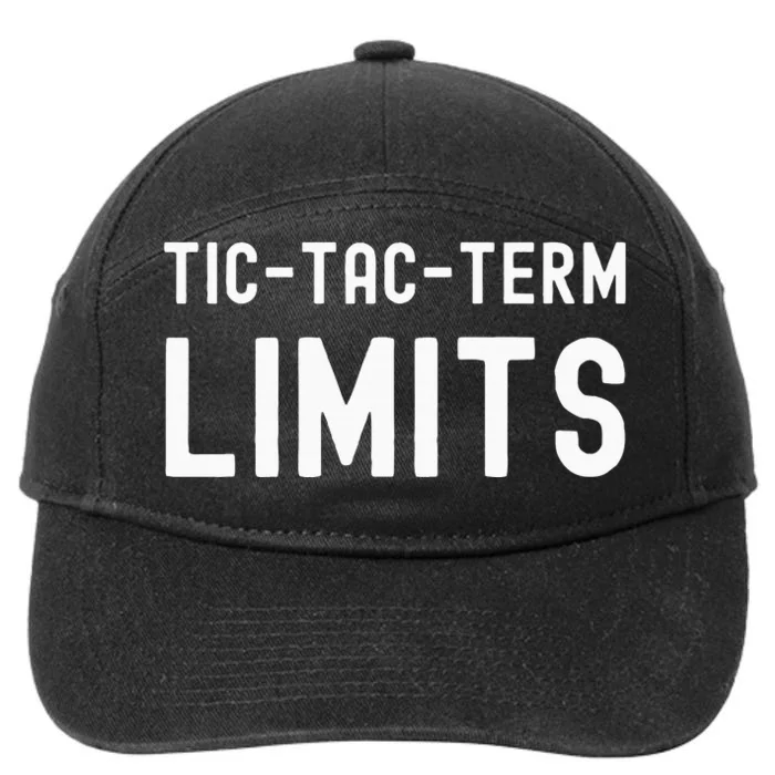 Tictac Term Limits Funny Meme Trending 7-Panel Snapback Hat