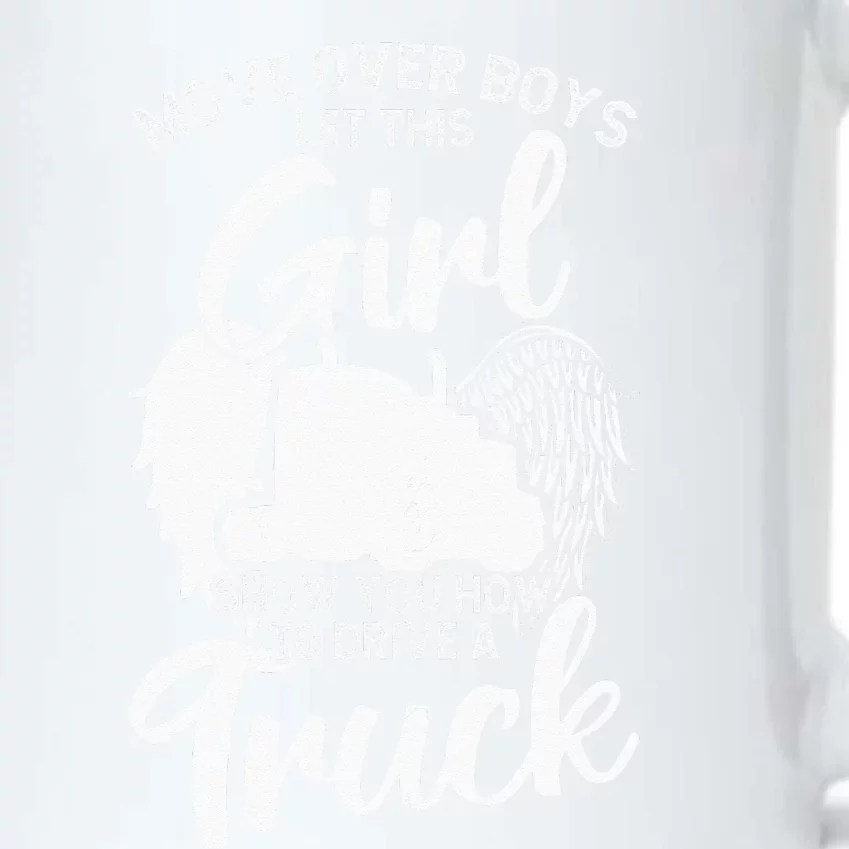 Trucker Trucking Let This Girl Show You How To Drive A Truck Black Color Changing Mug