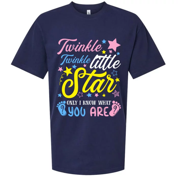 Twinkle Twinkle Little Star Funny Gender Keeper Reveal Party Gift Sueded Cloud Jersey T-Shirt