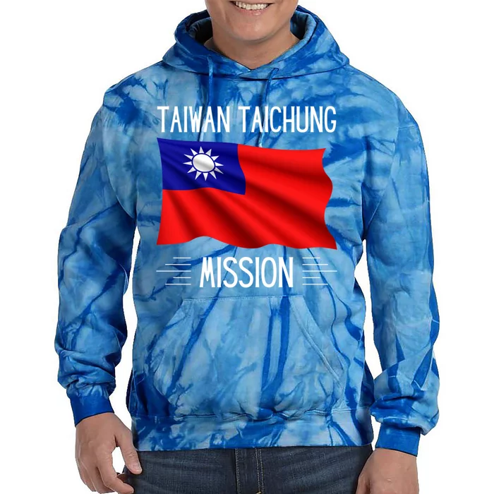 Taiwan Taichung Lds Mission Proud Mormon Missionary Cool Gift Tie Dye Hoodie