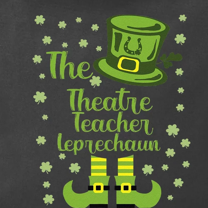 Theatre Teacher Leprechaun Group Matching St Patricks Day Zip Tote Bag