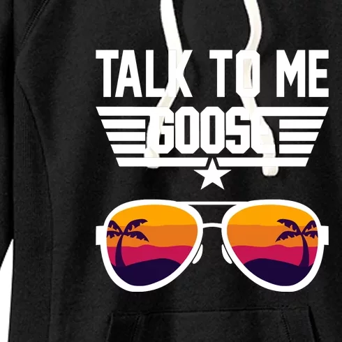 TALK TO ME GOOSE Sunglasses Hawaiian Trees Print Women T Shirt Summer Harajuku Women's Fleece Hoodie