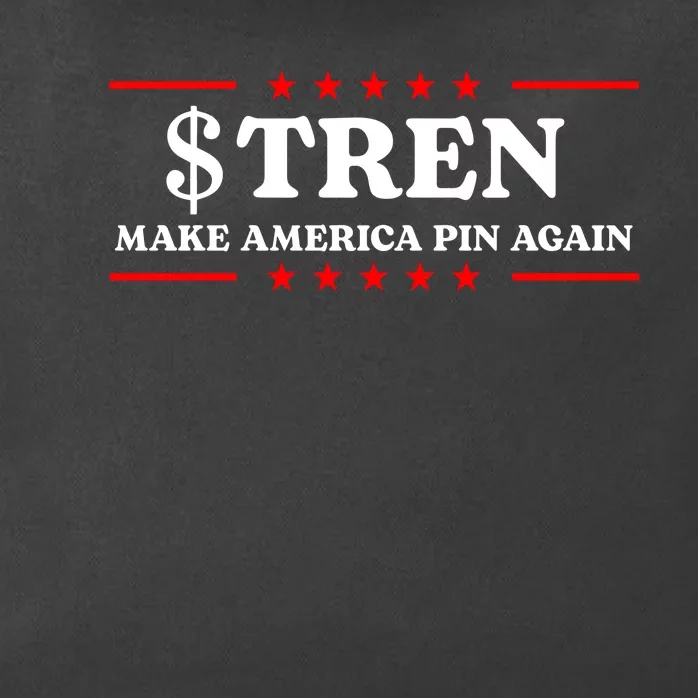 Trencoinsol $Tren Make America Pin Again Zip Tote Bag