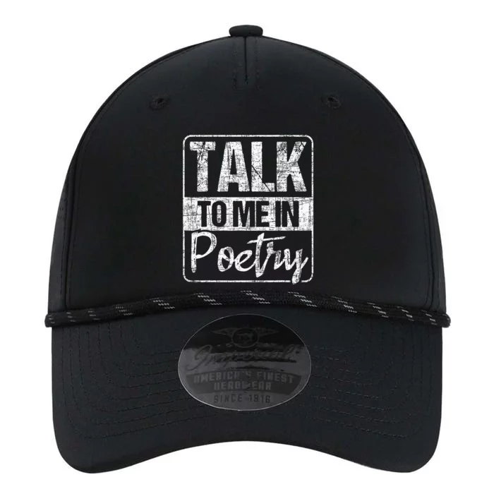 Talk To Me In Poetry Poet Literature Poem Writing Performance The Dyno Cap