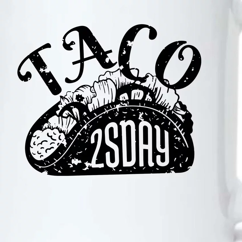 Taco Tuesday Mexican Black Color Changing Mug