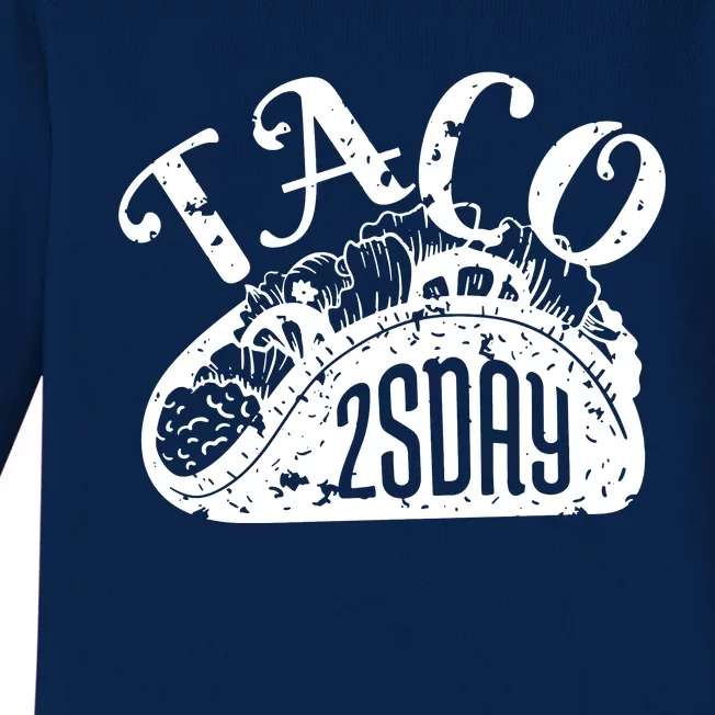 Taco Tuesday Mexican Baby Long Sleeve Bodysuit