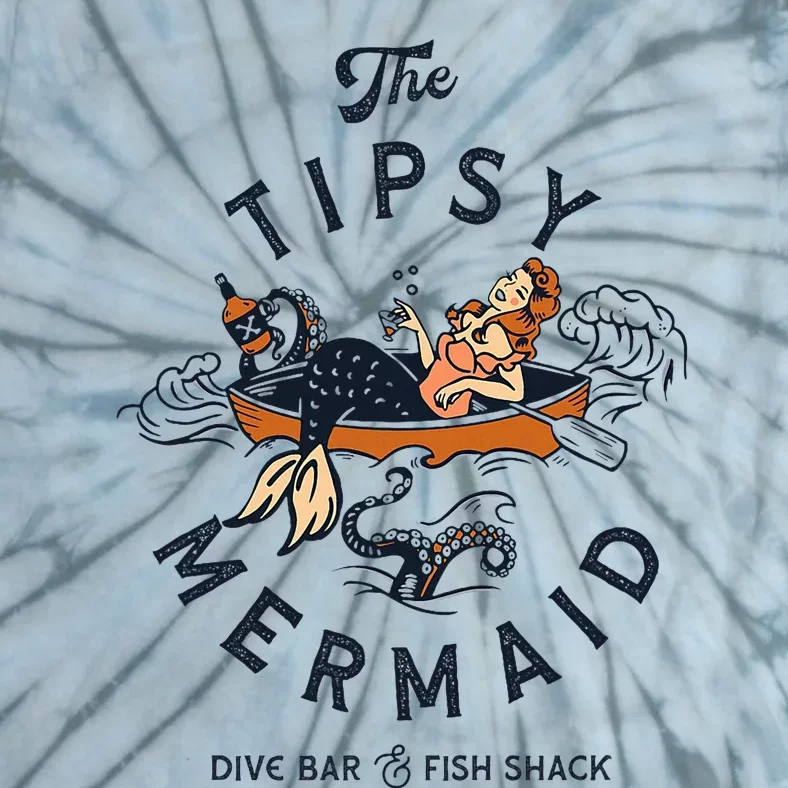 The Tipsy Mermaid Dive Bar & Fish Shack Tie-Dye T-Shirt