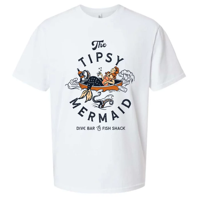 The Tipsy Mermaid Dive Bar & Fish Shack Sueded Cloud Jersey T-Shirt