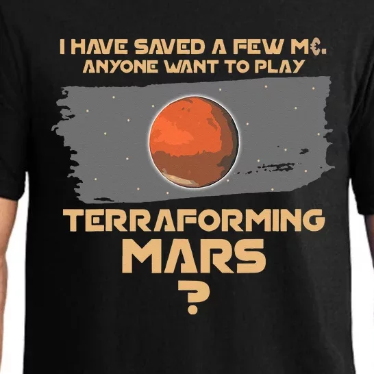 Terraforming The Mars Board Game Board Games Board Gamer Pajama Set