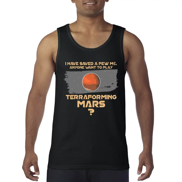 Terraforming The Mars Board Game Board Games Board Gamer Tank Top