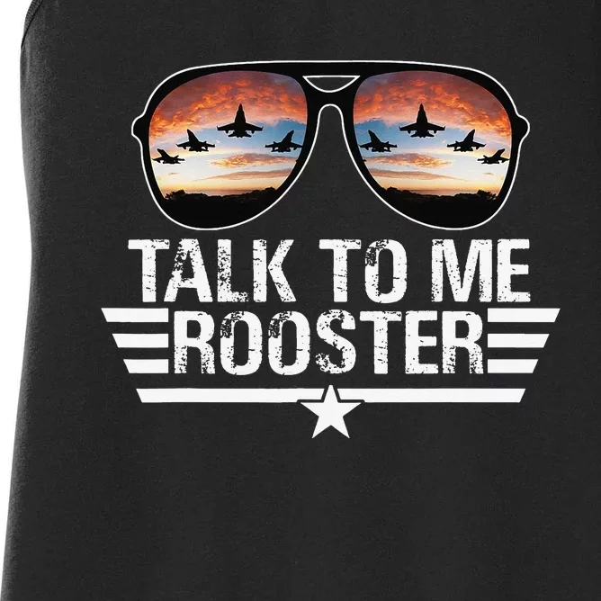 Talk To Me Rooster Women's Racerback Tank