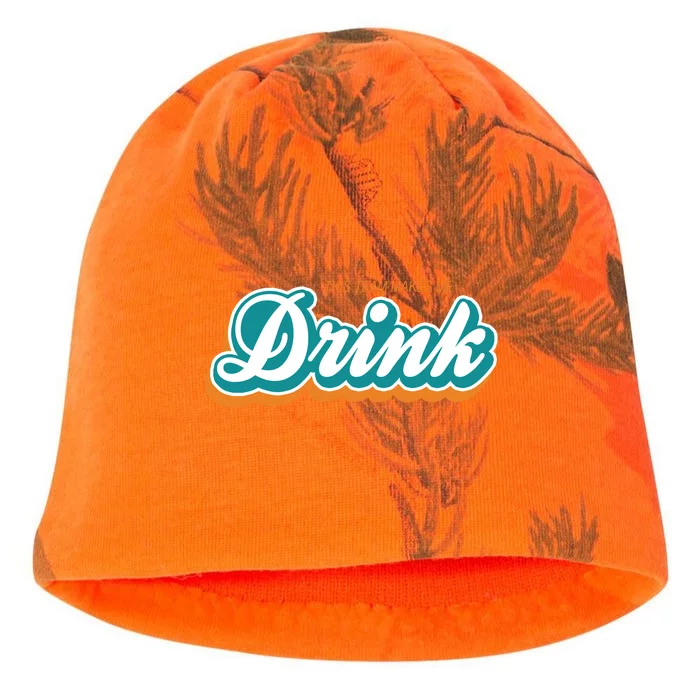 This Team Make Me Drink Miami Football Kati - Camo Knit Beanie