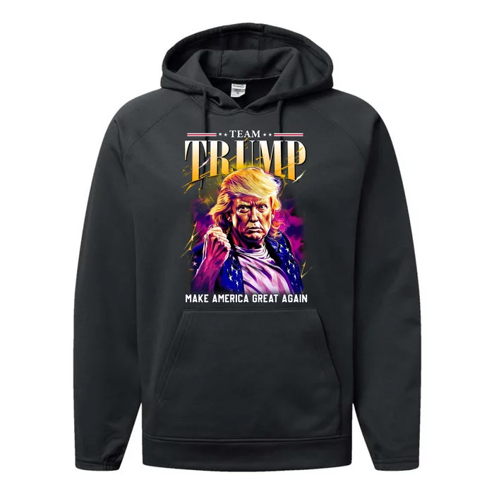 Team Trump Make America Great Again Performance Fleece Hoodie