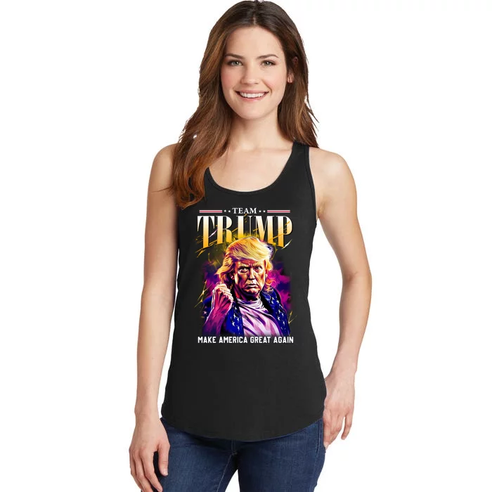 Team Trump Make America Great Again Ladies Essential Tank