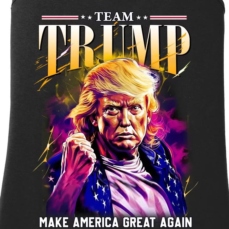 Team Trump Make America Great Again Ladies Essential Tank