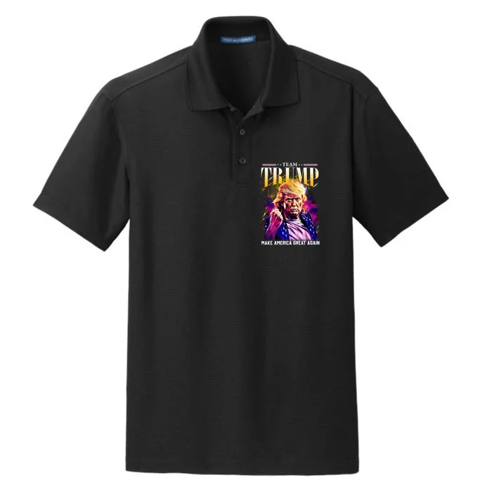 Team Trump Make America Great Again Dry Zone Grid Performance Polo