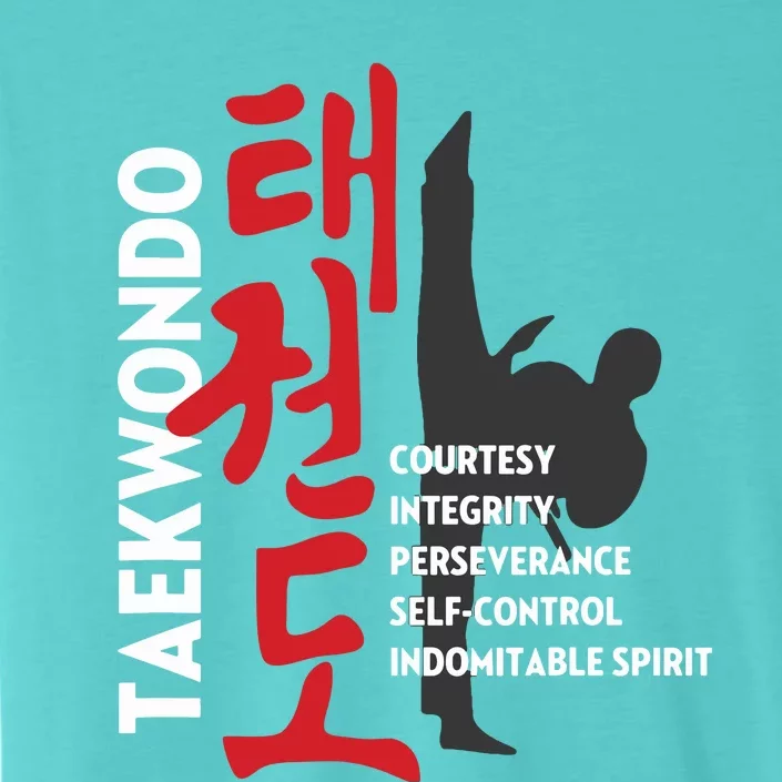 Taekwondo Tenets Martial Arts Graphic Tee ChromaSoft Performance T-Shirt