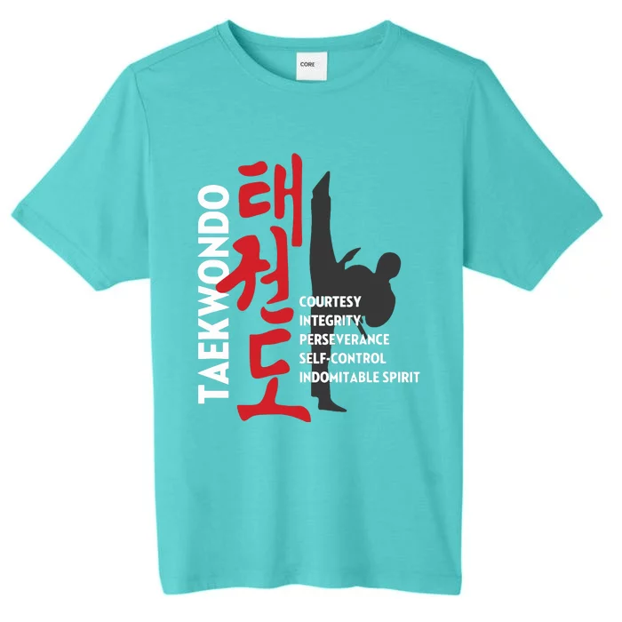 Taekwondo Tenets Martial Arts Graphic Tee ChromaSoft Performance T-Shirt