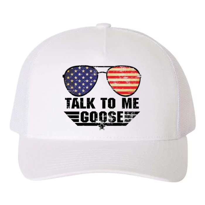 Talk To Me Goose Yupoong Adult 5-Panel Trucker Hat